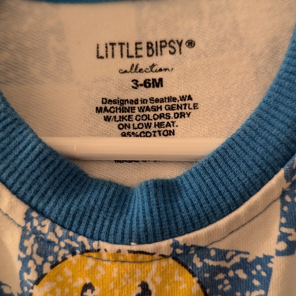 Lil Bipsy set. Size 3-6 months. Blue and yellow - Picture 3 of 3